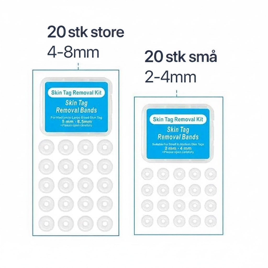 Refill - 40 stk. ekstra ringe til fjernelse af hudflige