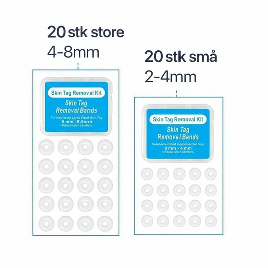 Refill - 40 stk. ekstra ringe til fjernelse af hudflige